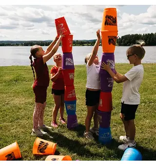 Speed Stacks Jumbo Sett 12 12 store kopper | Assorterte farger